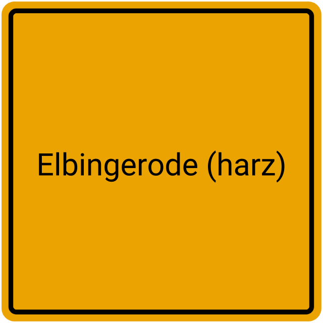 Meldebestätigung Elbingerode (Harz)